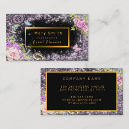 Modernes Gold-Party - Ihre Text-Business-Karte hin Visitenkarte