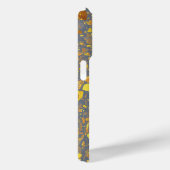 Modernes Gold Terrazzo Muster Case-Mate iPhone Hülle (Rückseite / Rechts)