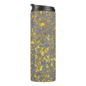 Modernes Gold Terrazzo Muster Thermosbecher (Nach rechts gedreht)