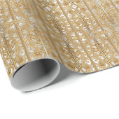 Modernes Gold Verziert Wrapper Geschenkpapier (Rolleneckpunkt)