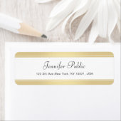 Modernes Gold Weißes handgeschriebenes Skript Eleg (Insitu)