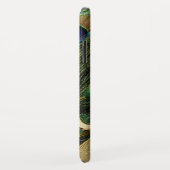 Modernes Goldene Ornament Pfauenfeder Case-Mate iPhone Hülle (Hinten/Rechts)