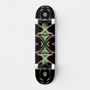 modernes goldenes Modemuster Skateboard