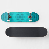 modernes goldenes Modemuster Skateboard (Horizontal)