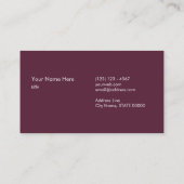 Modernes Goldgestreifte stilvolle Visitenkarte (Rückseite)