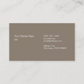 Modernes Goldgestreifte stilvolle Visitenkarte (Rückseite)