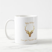 Modernes Goldhirsch Kaffeetasse (Links)