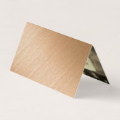 Modernes Goldumlaufskript mit Foto-RSVP-Karte Visitenkarten (Rückseite)