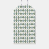 Modernes Golf Baby Gender-Bericht Par-T Geschenkanhänger (Rückseite)