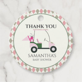 Modernes Golf Baby Gender-Bericht Par-T Geschenkanhänger