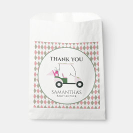 Modernes Golf Baby Gender-Bericht Par-T Geschenktütchen