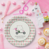 Modernes Golf Baby Gender-Bericht Par-T Pappteller (Party)