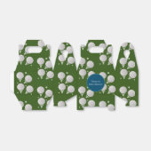 Modernes Golf Ball Party Geburtstag Baby Pattern Geschenkschachtel (Ungefaltet)