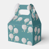 Modernes Golf Ball Party Geburtstag Baby Pattern Geschenkschachtel (Rückseite)