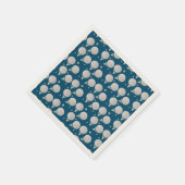 Modernes Golf Ball Party Geburtstagsmuster Serviette (Ecke)