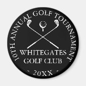Modernes Golf Club Turnier nach Maß Magnet (Vorne)