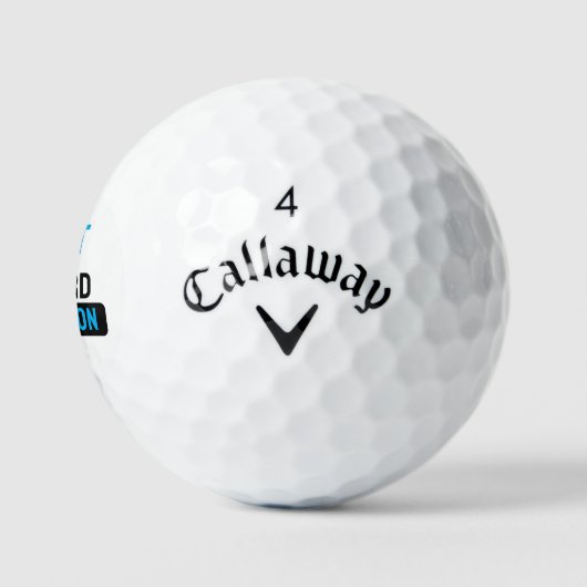 Modernes Golfer-Logo Golfball (Logo)