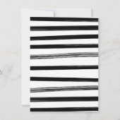 Modernes gotisches Halloween-Brautparty Einladung (Rückseite)