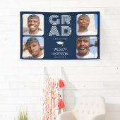 Modernes GRAD 4x Foto Collage Graduate Banner (Insitu)