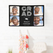 Modernes GRAD 4x Foto Collage Graduate Banner (Insitu)