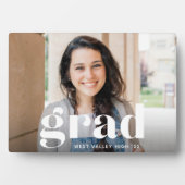 Modernes Grad Overlay | Abschluss Foto Horizontal Fotoplatte (Vorderseite)