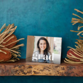 Modernes Grad Overlay | Abschluss Foto Horizontal Fotoplatte (Seite)