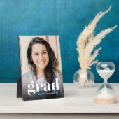 Modernes Grad Overlay | Abschluss Foto Vertikal Fotoplatte (Seite)