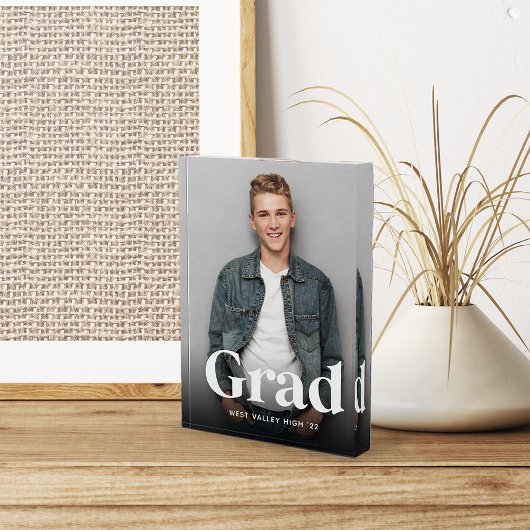 Modernes Grad Overlay | ABSCHLUSS Fotoblock