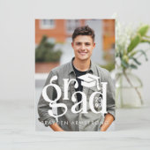 Modernes GRAD Typ 2 Foto Weißes Overlay Ankündigung (Stehend Vorderseite)