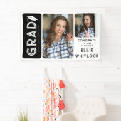 Modernes Graduate 2 Foto Graduation Banner (Insitu)