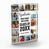 Modernes Graduate Collage Abschluss Foto Block (Links)