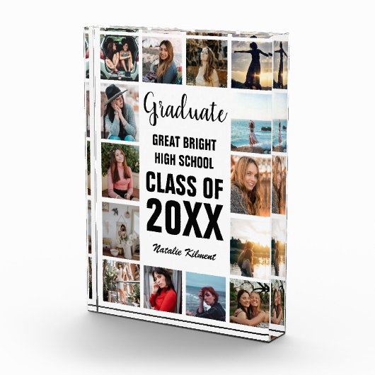 Modernes Graduate Collage Abschluss Foto Block (Rechts)