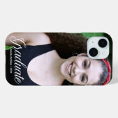 Modernes Graduate Foto Custom 2025 Abschluss Case-Mate iPhone Hülle (Rückseite (Horizontal))