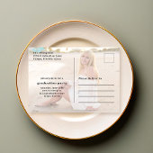 Modernes Graduate Foto Einladung nach Maß Postkarte