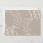 Modernes Graduate Script 2022 Concentric Arch Foto Einladung (Rückseite)