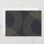 Modernes Graduate Script 2022 Concentric Arch Foto Einladung (Rückseite)