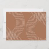 Modernes Graduate Script 2024 Concentric Arch Foto Einladung (Rückseite)