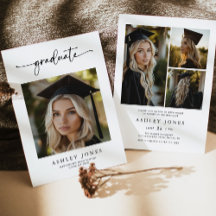 Modernes Graduate Script-Foto