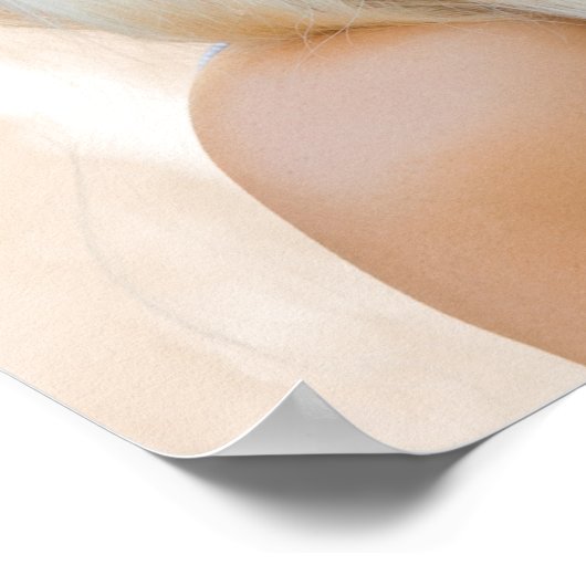 Modernes Graduate Welcome Foto Einfaches Skript Poster (Ecke)