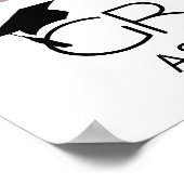 Modernes Graduate Welcome Sign Arch Foto Poster (Ecke)