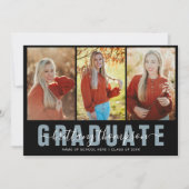 Modernes Graduiertenskript 3 Abschluss für Fotocol Ankündigung (Vorderseite)