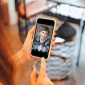 Modernes Graduierungsparty Foto Einfach Einladung