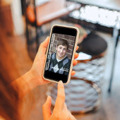 Modernes Graduierungsparty - kundenspezifisches Fo Einladung