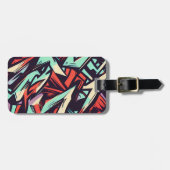 Modernes Graffiti Gepäckanhänger (Vorderseite horizontal)