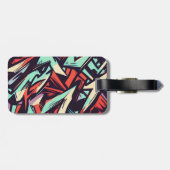 Modernes Graffiti Gepäckanhänger (Rückseite horizontal)