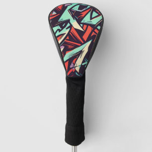 Modernes Graffiti Golf Headcover