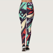 Modernes Graffiti Leggings (Rückseite)