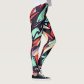 Modernes Graffiti Leggings (Rechts)