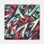 Modernes Graffiti Magnet (Vorne)