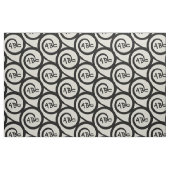 Modernes Graffiti-Monogramm-Spiralen-Muster Stoff (Fat Quarter (45,7 x 55,9 cm))